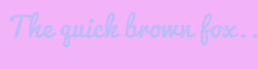 Image with Font Color BDBCF9 and Background Color F2B3F9